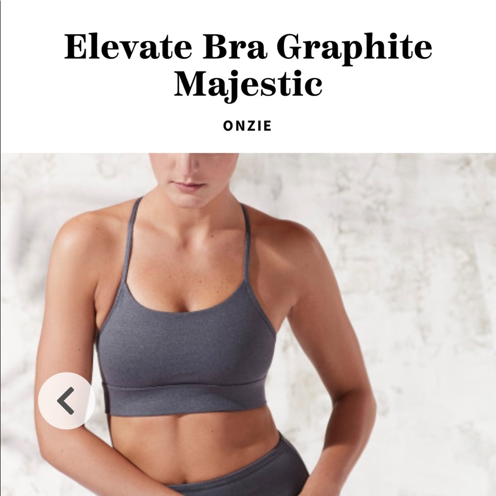 Onzie Graphite bra - S/M